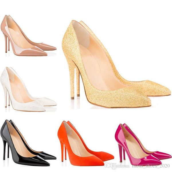 2020 red bottom female shoes high heels 8cm 10cm 12cm nude black lotus root starch leather pointed toes pumps party dress shoes 36-45
2020 red bottom female shoes high heels 8cm 10cm 12cm nude black lotus root starch leather pointed toes pumps party dress shoes 36-45