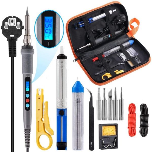 handskit 90w digital soldeirng iron kit adjust temperature soldering iron tool with desoldering pump soldering tips welding tool
handskit 90w digital soldeirng iron kit adjust temperature soldering iron tool with desoldering pump soldering tips welding tool