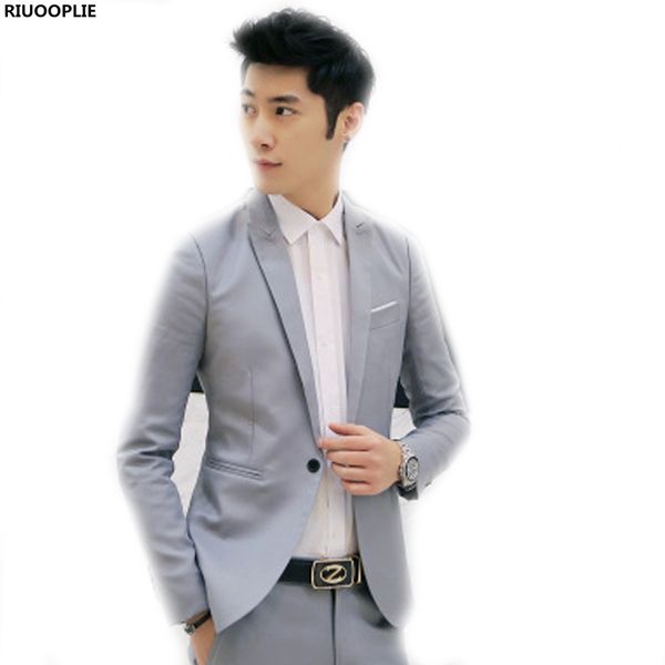 riuooplie men solid color slim suit blazers single button long sleeve blazers multicolor plus size smart casual suits clothing, White;black
riuooplie men solid color slim suit blazers single button long sleeve blazers multicolor plus size smart casual suits clothing, White;black