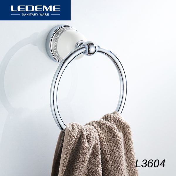 ledeme round style wall-mounted towel ring holder hanger bathroom aluminum chrome plated ceramic base bath hardware l3604
ledeme round style wall-mounted towel ring holder hanger bathroom aluminum chrome plated ceramic base bath hardware l3604
