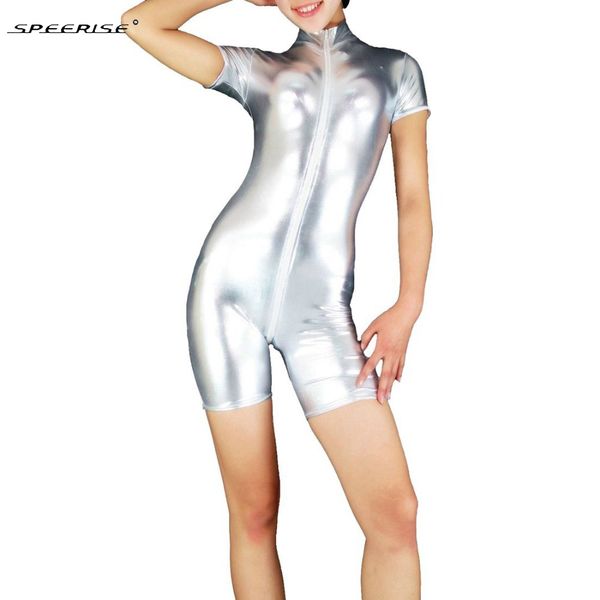 speerise women silver metallic catsuits short sleeve unitards full body bodysuit lycra spandex dance gymnastic stagewear unitard, Black;red
speerise women silver metallic catsuits short sleeve unitards full body bodysuit lycra spandex dance gymnastic stagewear unitard, Black;red