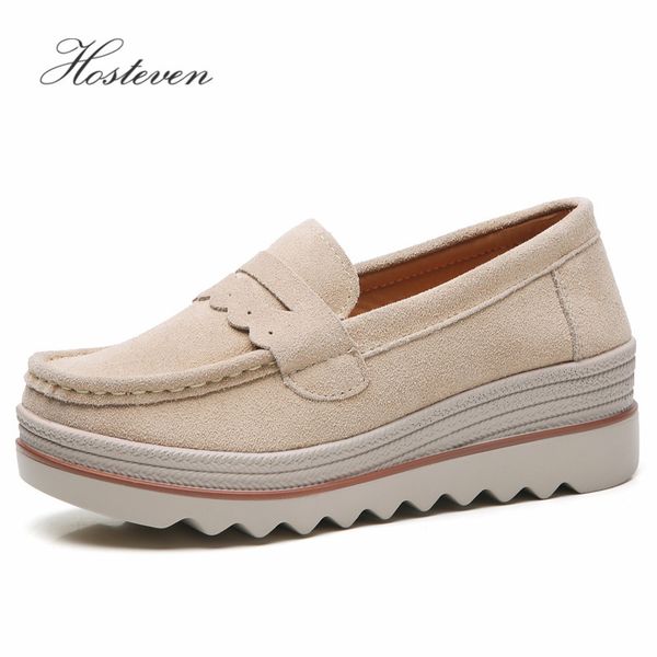 hosteven women shoes flat platform moccasins sneaker loafers cow suede leather spring autumn female students ladies shoes, Black
hosteven women shoes flat platform moccasins sneaker loafers cow suede leather spring autumn female students ladies shoes, Black