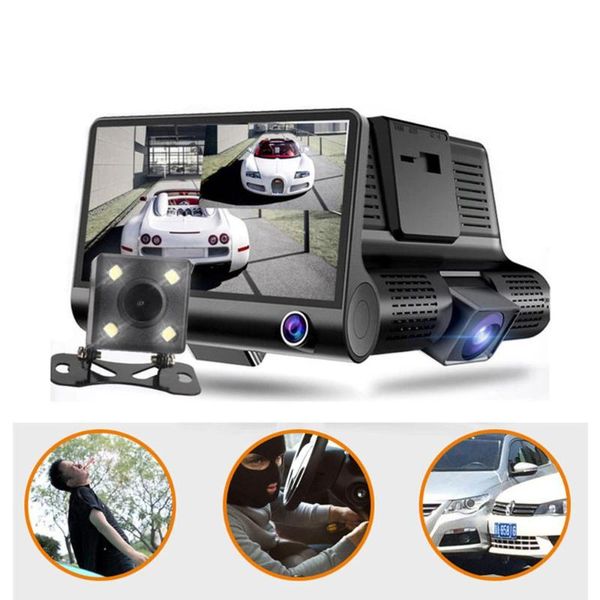 4.0 inch car dash camera dvr camera full hd 1080p three lens rearview video recorder registrator night visioncar
4.0 inch car dash camera dvr camera full hd 1080p three lens rearview video recorder registrator night visioncar
