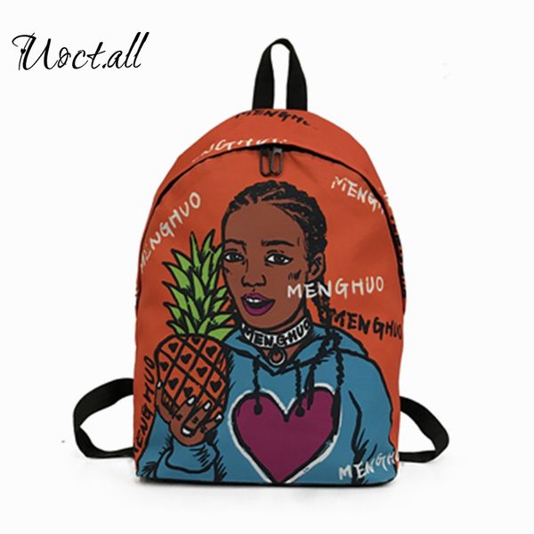 original design personality printing bag female high school students simple joker trend backpack
original design personality printing bag female high school students simple joker trend backpack