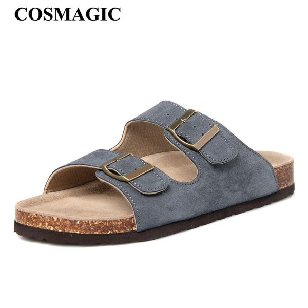 cosmagic 2019 fashion men beach cork slippers summer solid color non-slip outside eva leather slide shoe high quality, Blue;gray
cosmagic 2019 fashion men beach cork slippers summer solid color non-slip outside eva leather slide shoe high quality, Blue;gray