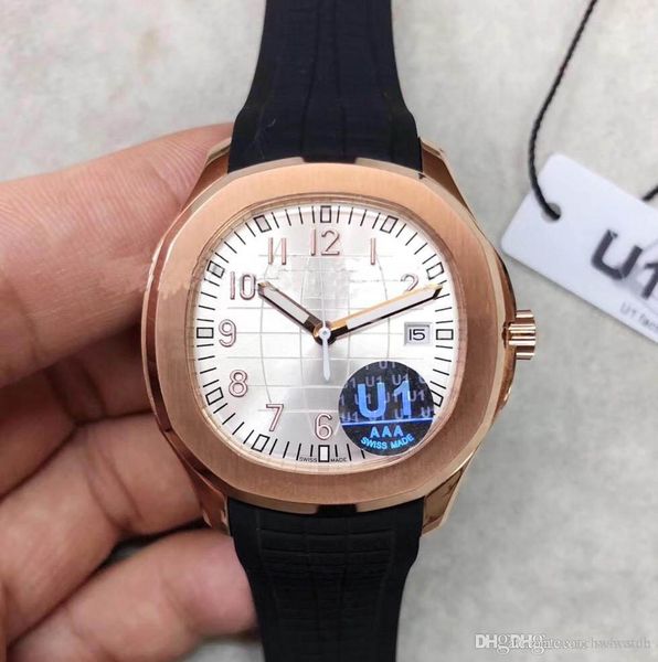 luxury watch 5167 series rose gold case 40mm sapphire high automatic mechanical sports rubber strap with original folding buckle, Slivery;brown
luxury watch 5167 series rose gold case 40mm sapphire high automatic mechanical sports rubber strap with original folding buckle, Slivery;brown