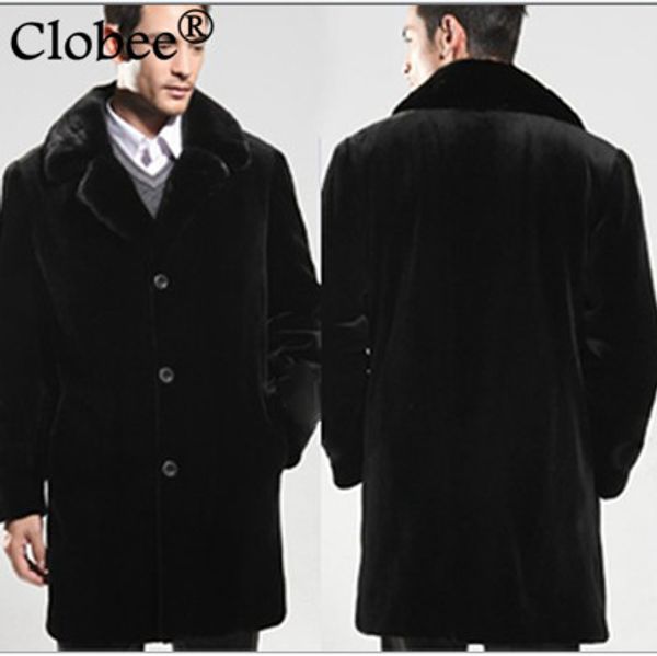 fur coat men 2019 winter black mink coat windbreaker vetement men's long style turn-down collar faux fur plus size v557
fur coat men 2019 winter black mink coat windbreaker vetement men's long style turn-down collar faux fur plus size v557