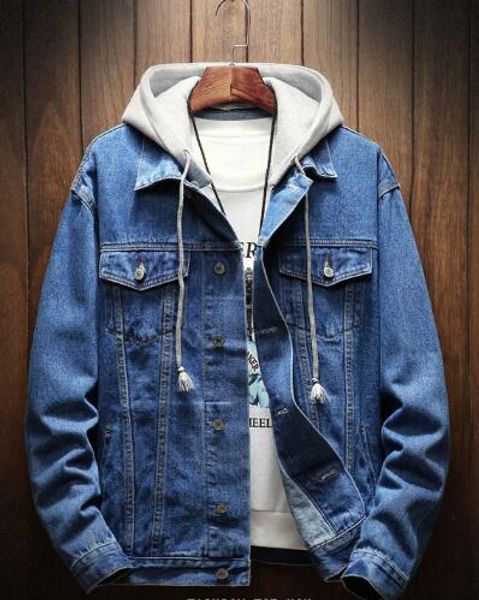 spring autumn new hole men's clothing handsome denim jacket korean casual hooded jacket outerwear coats, Black;brown
spring autumn new hole men's clothing handsome denim jacket korean casual hooded jacket outerwear coats, Black;brown