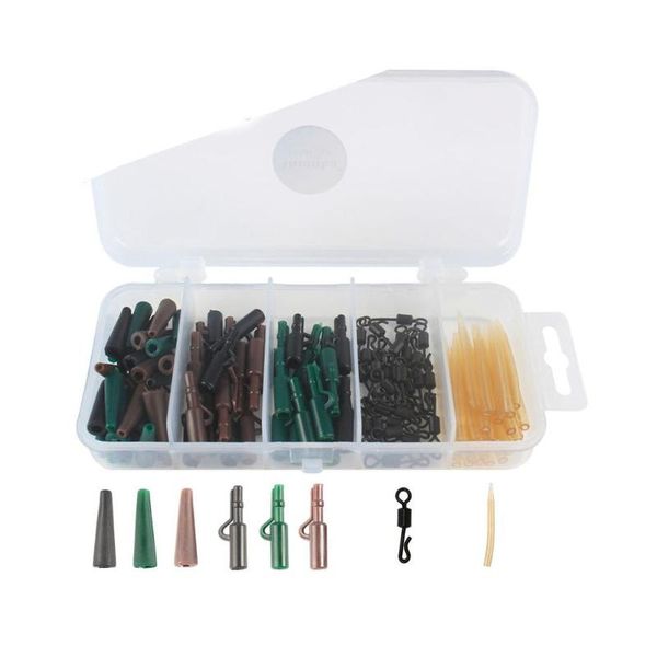 mounchain 120pcs carp fishing tackle set/kit tackle anti sleeves tail rubbers pin set with box
mounchain 120pcs carp fishing tackle set/kit tackle anti sleeves tail rubbers pin set with box