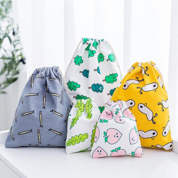 cute cartoon cotton linen bundle pockets fresh drawstring travel storage bag cloth storage bag 3 color printing small #ow
cute cartoon cotton linen bundle pockets fresh drawstring travel storage bag cloth storage bag 3 color printing small #ow