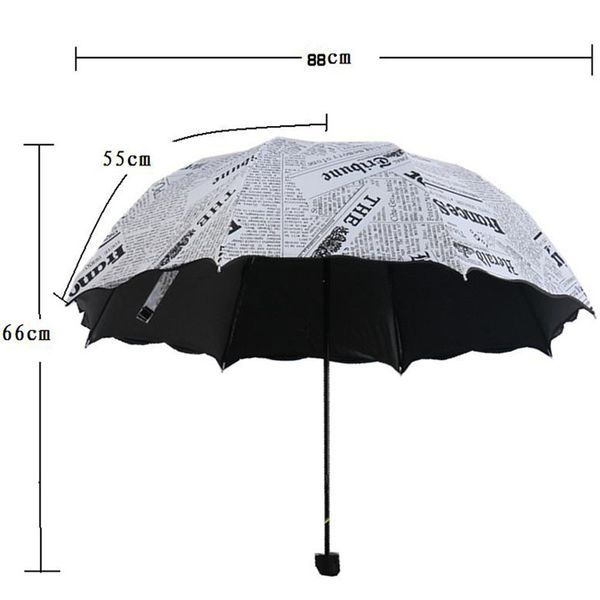 umbrella uv black coating newspaper printing three folding woman dome parasol sun rain flouncing folding lotus leave umbrella a2
umbrella uv black coating newspaper printing three folding woman dome parasol sun rain flouncing folding lotus leave umbrella a2