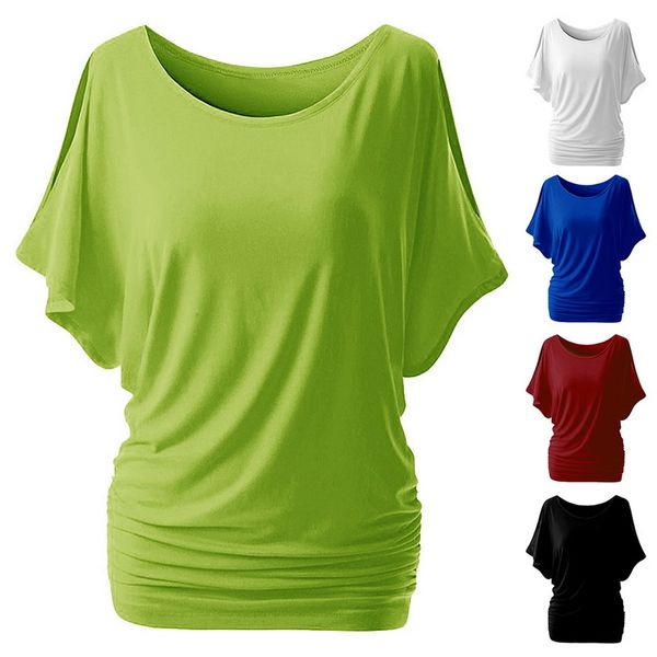 tee shirt femme женская одежда бленда хлопка tee tops женский повседневный рубашки футболки рубашки рубашки top solid o шеи женщины batwing, White
tee shirt femme женская одежда бленда хлопка tee tops женский повседневный рубашки футболки рубашки рубашки top solid o шеи женщины batwing, White