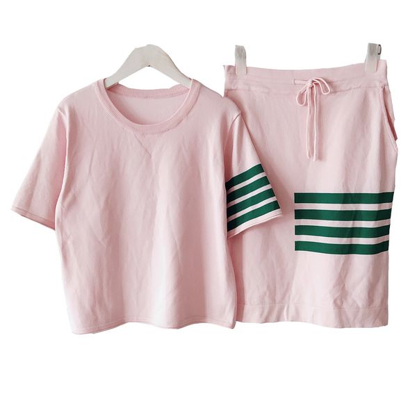 2019 summer womens clothing new casual solid color round neck short-sleeved knit + half skirt women two piece shorts sets size s-l, White
2019 summer womens clothing new casual solid color round neck short-sleeved knit + half skirt women two piece shorts sets size s-l, White