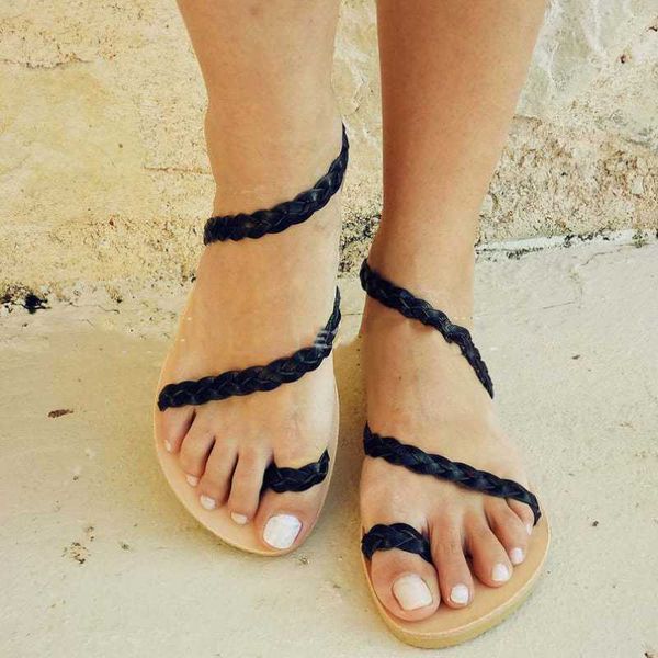 plus size 43 thong sandals summer women flip flops weaving casual beach flat with shoes rome style female sandal low heels, Black
plus size 43 thong sandals summer women flip flops weaving casual beach flat with shoes rome style female sandal low heels, Black