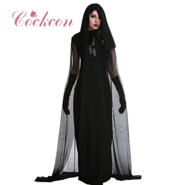 3pcs/set halloween cosplay costume women vampire witch dress with hats gloves party performance stage costumes 2018 new, Black;red
3pcs/set halloween cosplay costume women vampire witch dress with hats gloves party performance stage costumes 2018 new, Black;red
