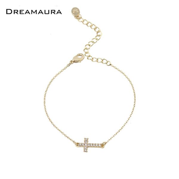link, chain dreamaura cross brass alloy crystal glass stone women adjustable bracelet for year girl gift, Black
link, chain dreamaura cross brass alloy crystal glass stone women adjustable bracelet for year girl gift, Black