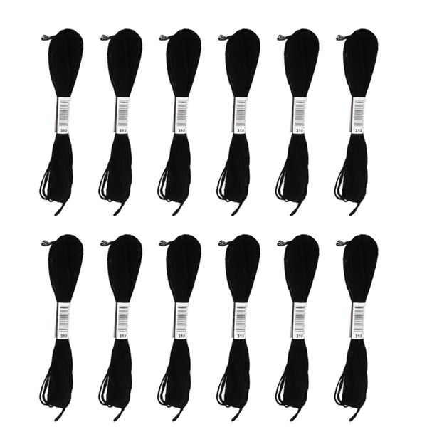 sewing notions & tools embroidery thread black and white fabric cross stitch craft diy kit 12/24pcs
sewing notions & tools embroidery thread black and white fabric cross stitch craft diy kit 12/24pcs