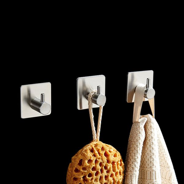 convenient 4pcs bathroom kitchen self adhesive hooks towel and robe brushed stainless steel waterproof hanger hooks wieszak
convenient 4pcs bathroom kitchen self adhesive hooks towel and robe brushed stainless steel waterproof hanger hooks wieszak