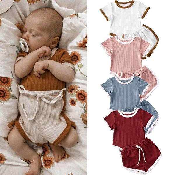 clothing sets 2pcs born kid baby girl boy clothes short sleeve t-shirt+shorts pants outfit solid knitted casual, White
clothing sets 2pcs born kid baby girl boy clothes short sleeve t-shirt+shorts pants outfit solid knitted casual, White