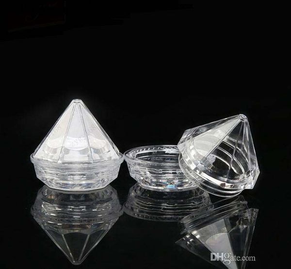 5ml 5g diamond shape cream box acrylic bottle diamond cream nail glitter pots makeup packing cream jars cosmetic ing
5ml 5g diamond shape cream box acrylic bottle diamond cream nail glitter pots makeup packing cream jars cosmetic ing