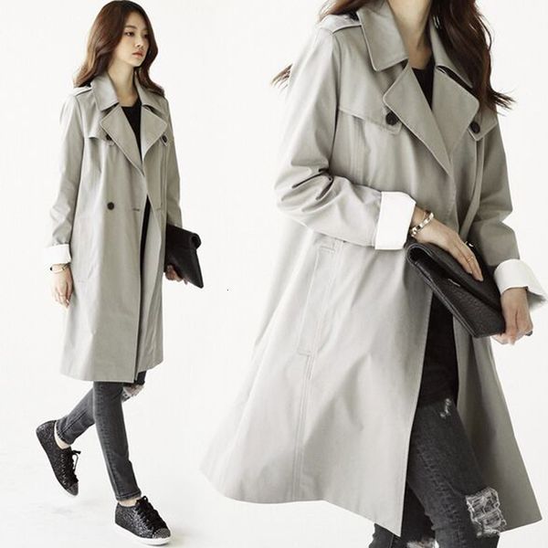 new spring autumn fashion/casual women's trench coat long outerwear loose clothes for lady good quality, Tan;black
new spring autumn fashion/casual women's trench coat long outerwear loose clothes for lady good quality, Tan;black