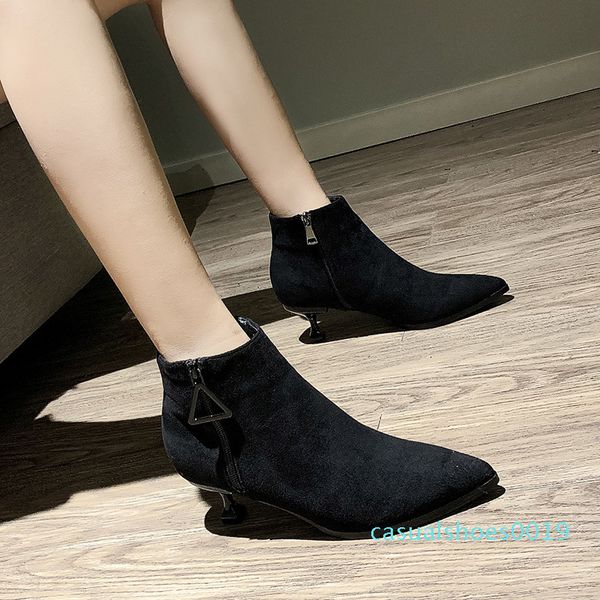 with shoe woman 2019 with boots woman short boots winter increase down low c19, Black
with shoe woman 2019 with boots woman short boots winter increase down low c19, Black