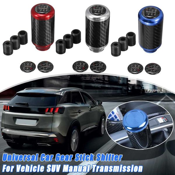 car manual gear knob shifter stick shift 5 6 speed universal racing aluminum with 3 caps for vehicle suv manual transmission
car manual gear knob shifter stick shift 5 6 speed universal racing aluminum with 3 caps for vehicle suv manual transmission