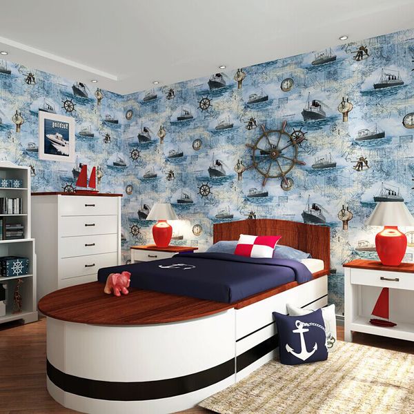 style mediterranean vintage sailing boat wallpaper roll non-woven cartoon wallpaper for children's bedroom walls living room
style mediterranean vintage sailing boat wallpaper roll non-woven cartoon wallpaper for children's bedroom walls living room