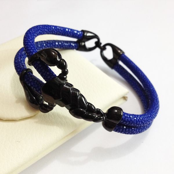 new fashion women stainless steel scorpion bracelet stingray leather bracelet men punk pulseras gift, Golden;silver
new fashion women stainless steel scorpion bracelet stingray leather bracelet men punk pulseras gift, Golden;silver