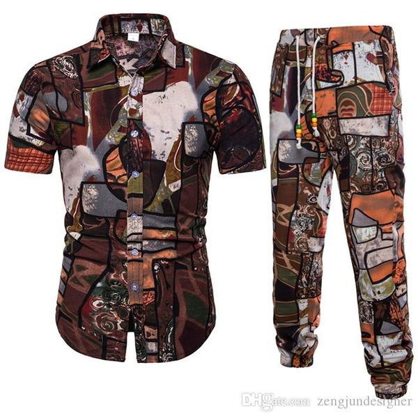 floral print mens summer 2pcs casual tracksuits lapel neck long sleeve homme clothing fashion style casual apparel, Gray
floral print mens summer 2pcs casual tracksuits lapel neck long sleeve homme clothing fashion style casual apparel, Gray