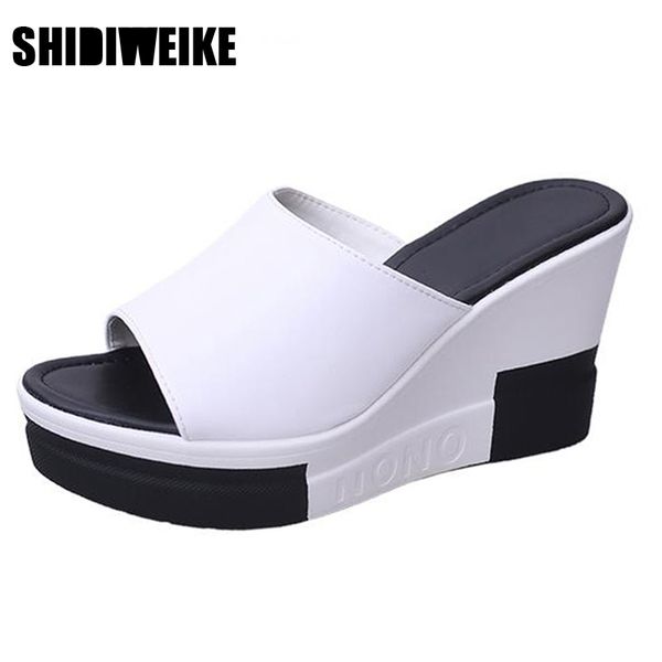 shidiweike women's slides black white mix color fashion wedges high heel slippers woman summer casual comfortable shoes b946
shidiweike women's slides black white mix color fashion wedges high heel slippers woman summer casual comfortable shoes b946