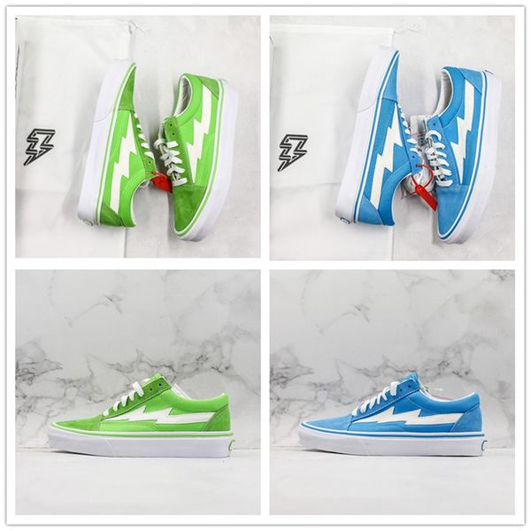 Revenge X Storm Old Skool Canvas Shoes Blue Green TOP Suede Low Cut Mens Women Casual Sneakers Size 35-44 With Box
Revenge X Storm Old Skool Canvas Shoes Blue Green TOP Suede Low Cut Mens Women Casual Sneakers Size 35-44 With Box