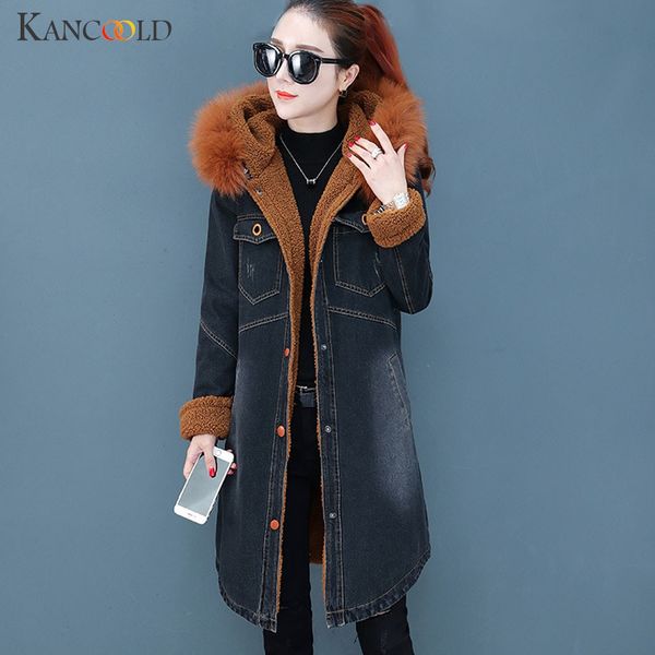 kancoold coats winter warm women fluffy denim jacket hooded long outwear overcoat long sleeve coats and jackets women 2019aug30, Black;brown
kancoold coats winter warm women fluffy denim jacket hooded long outwear overcoat long sleeve coats and jackets women 2019aug30, Black;brown