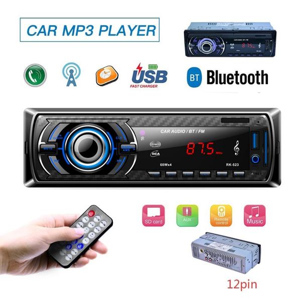 rk-523 universal dc 12v 1 din car stereo player bluetooth tf usb fm tuner remote control radio vintage
rk-523 universal dc 12v 1 din car stereo player bluetooth tf usb fm tuner remote control radio vintage