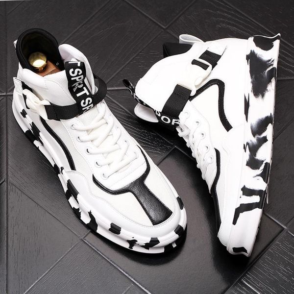 autumn winter boots for men fashion male trainers horn print vulcanized shoes 6#20/20d50, Black
autumn winter boots for men fashion male trainers horn print vulcanized shoes 6#20/20d50, Black