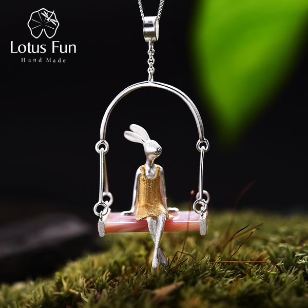 lotus fun real 925 sterling silver natural shell creative handmade fine jewelry miss rabbit pendant without chain acessorios
lotus fun real 925 sterling silver natural shell creative handmade fine jewelry miss rabbit pendant without chain acessorios