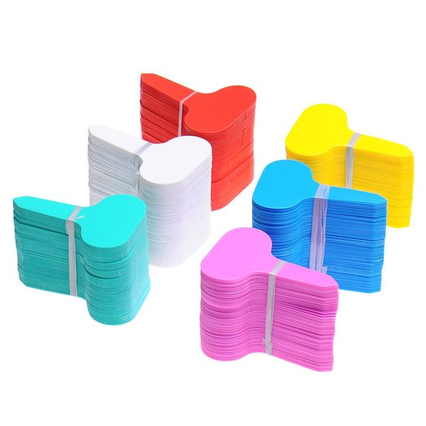 

200pcs/set t-type plastic plant tag garden gardening label plant flower nursery label tag marker thick tags mma2500