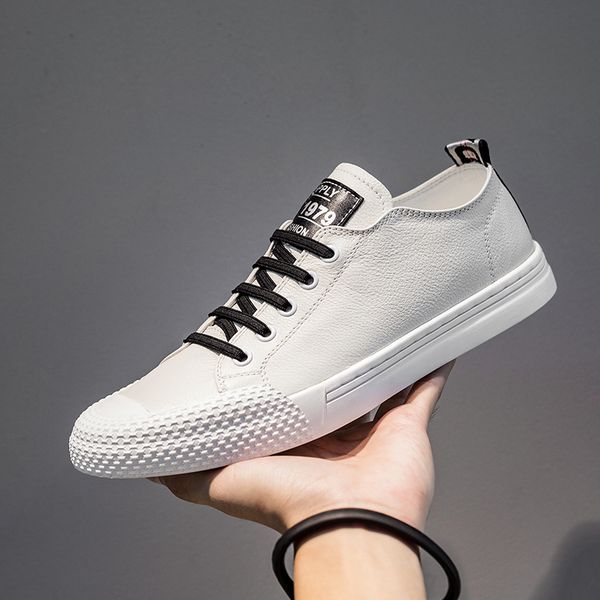 mens sneakers genuine leather handmade casual shoes leisure walking shoes spring autumn outdoor white sneakers, Black
mens sneakers genuine leather handmade casual shoes leisure walking shoes spring autumn outdoor white sneakers, Black