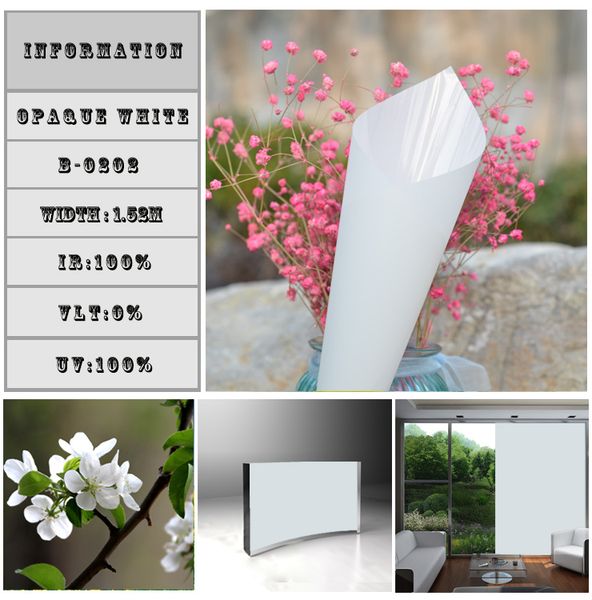 0%vlt opaque white solar tint film frosted effect vinyl film 152cm x 300cm (59.84"x118") for car home office glass privacy/safe
0%vlt opaque white solar tint film frosted effect vinyl film 152cm x 300cm (59.84"x118") for car home office glass privacy/safe