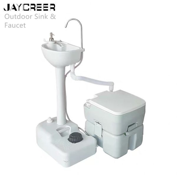 jaycreer outdoor bathroom sink and faucet complete sets for rv ,camping, boat ,sail ,home garden, cdc 
jaycreer outdoor bathroom sink and faucet complete sets for rv ,camping, boat ,sail ,home garden, cdc