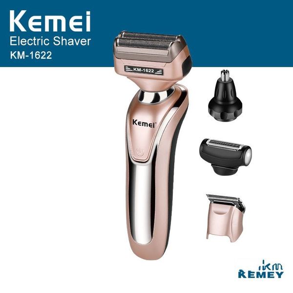 kemei km-1622 4-in-1 electric shaver corner knife hair clipper men's care set ing 
kemei km-1622 4-in-1 electric shaver corner knife hair clipper men's care set ing