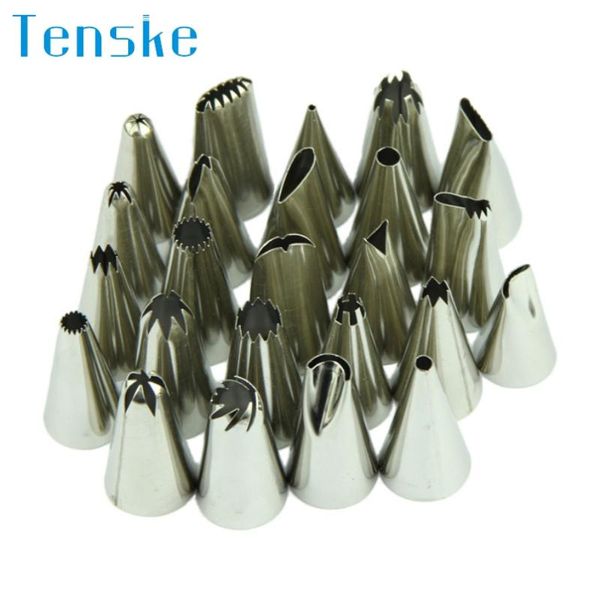 cake tools grand 24pcs large stainless steel flower icing piping nozzles pastry tips set for cream cupcake decorating
cake tools grand 24pcs large stainless steel flower icing piping nozzles pastry tips set for cream cupcake decorating