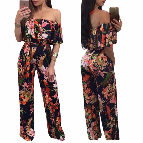 women's off shoulder floral printed cropped wide leg jumpsuits rompers off shoulder party jumpsuit printing pants wide legs, Black;white
women's off shoulder floral printed cropped wide leg jumpsuits rompers off shoulder party jumpsuit printing pants wide legs, Black;white