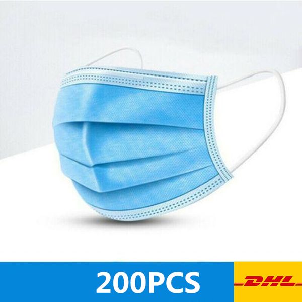 dhl 200 pcs disposable face masks thick 3-layer masks with earloops salon home use comfortable dust-proof mask
dhl 200 pcs disposable face masks thick 3-layer masks with earloops salon home use comfortable dust-proof mask