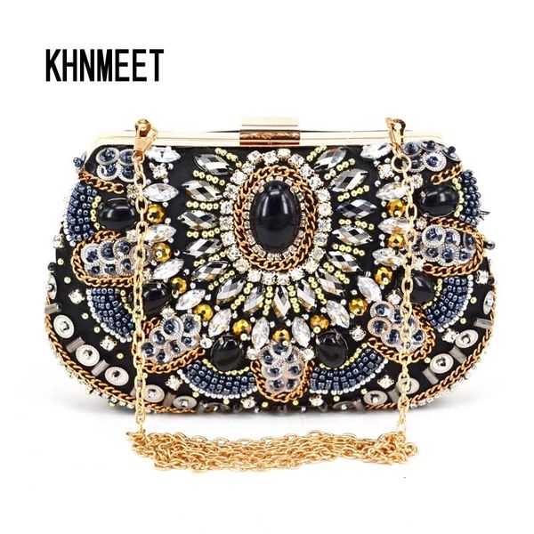 fashion crystal women evening bag with stone beaded clutch bag for elegant ladies banquet handbag black classic party purse x52 cj191213
fashion crystal women evening bag with stone beaded clutch bag for elegant ladies banquet handbag black classic party purse x52 cj191213