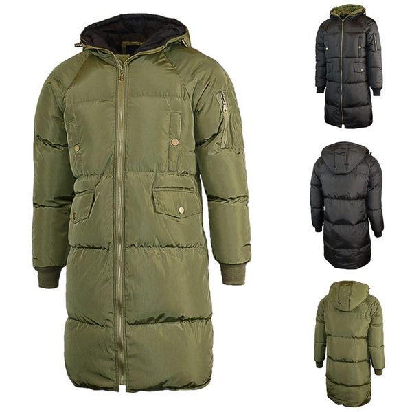 2018 new vetement femme men's winter warm hooded zipped thick solid fleece coat cotton-padded jacket down jacket clothes man, Black
2018 new vetement femme men's winter warm hooded zipped thick solid fleece coat cotton-padded jacket down jacket clothes man, Black