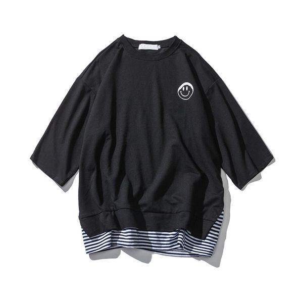 Januarysnow Patchwork Printed Three Quarter Sleeve Loose Style Men's T Shirt Summer High Street Oversized T-shirt Men
Januarysnow Patchwork Printed Three Quarter Sleeve Loose Style Men's T Shirt Summer High Street Oversized T-shirt Men