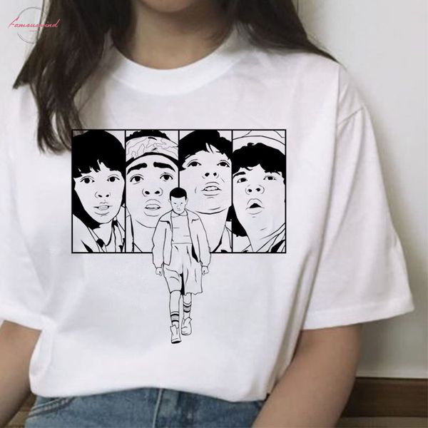 stranger things 3 women t shirt harajuku eleven female hip hop femme tshirt streetwear funny clothing 2019 cartoon casual, White
stranger things 3 women t shirt harajuku eleven female hip hop femme tshirt streetwear funny clothing 2019 cartoon casual, White