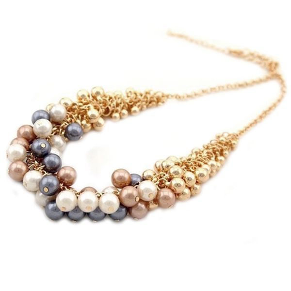 bluelans fashion beautiful delicate occident style hyperbole multilayer pearl punk necklace, Silver
bluelans fashion beautiful delicate occident style hyperbole multilayer pearl punk necklace, Silver