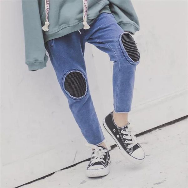 new spring summer baby boys girls clothes solid fashion pant trousers jeans cotton harem hole pants for kids casual trousers, Blue
new spring summer baby boys girls clothes solid fashion pant trousers jeans cotton harem hole pants for kids casual trousers, Blue